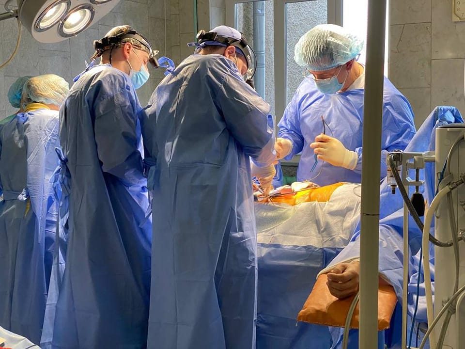 В обласній клінічній лікарні вперше провели забір органів після констатації смерті мозку хворого