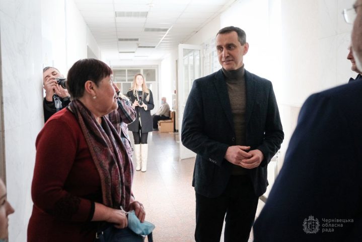 Віктор Ляшко відвідав Буковинський клінічний онкологічний центр