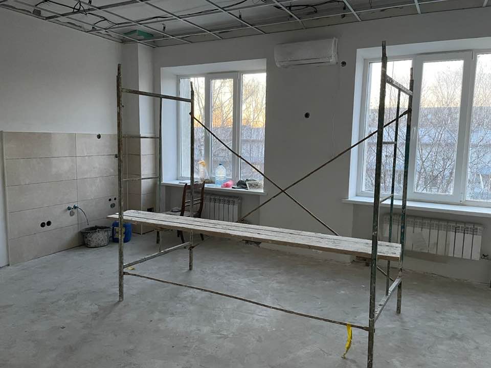 У Чернівецькій обласній дитячій клінічній лікарні на завершальній стадії реконструкція четвертого поверху педіатричного корпусу