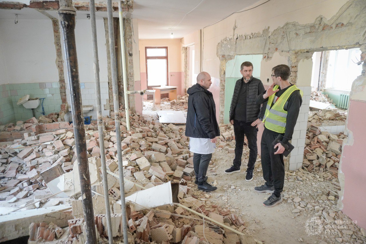 У Чернівецькому обласному госпіталі ветеранів війни триває ремонт приміщення, де планують розмістити інноваційний реабілітаційний центр «Recovery»