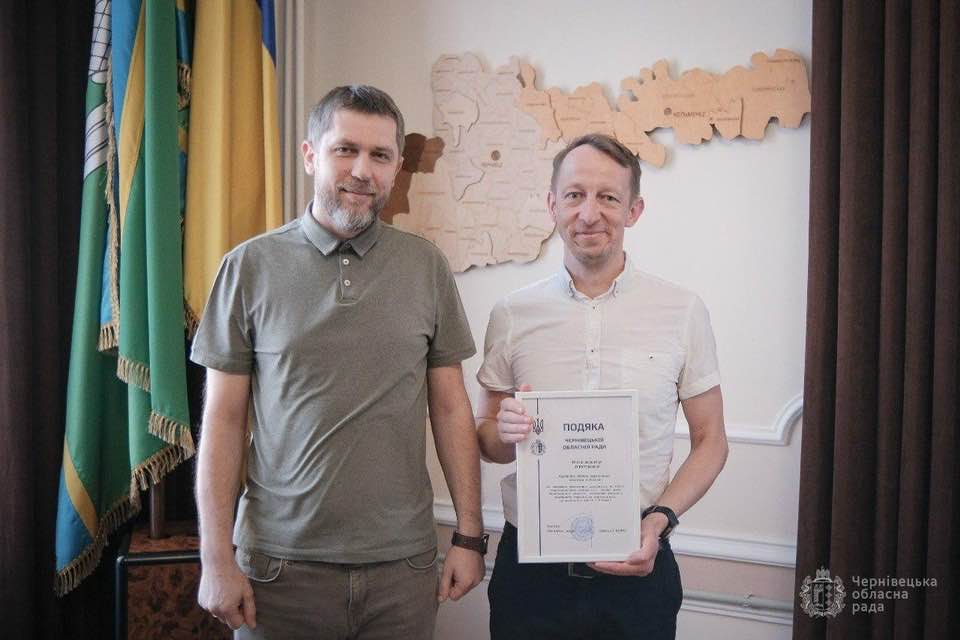 Олексій Бойко зустрівся з керівником Центру української культури у місті Талінн Богданом Лютюком