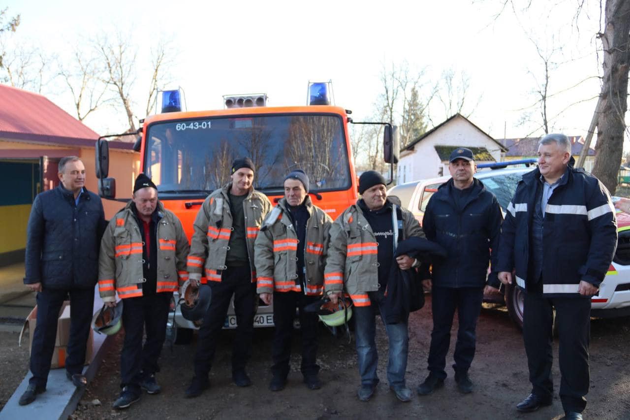 У Михалківському старостинському окрузі Сокирянської громади відкрили місцеву пожежну команду