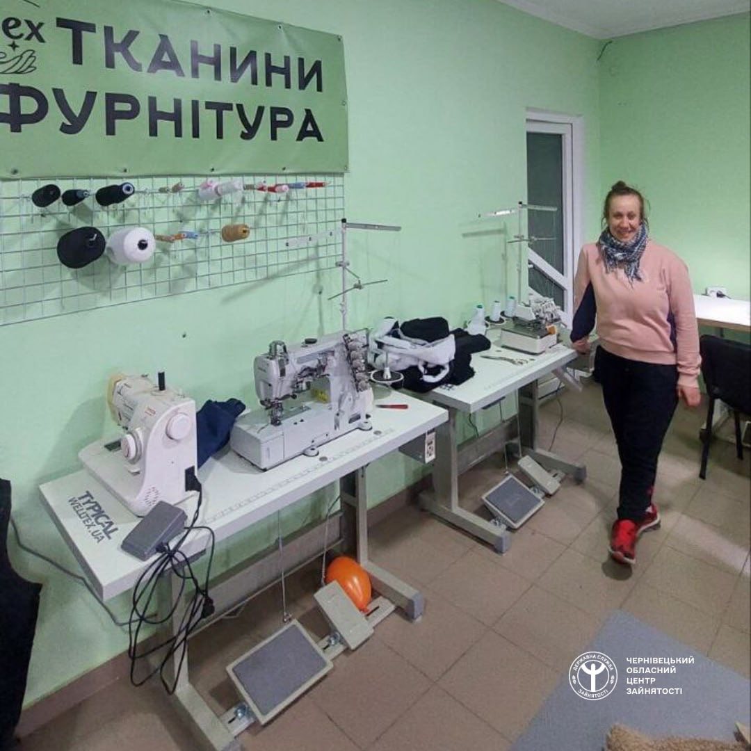 На Вижниччині ветеран відкрив магазин тканин разом із швейним ательє