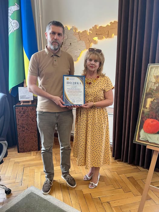 Голова Чернівецької обласної ради Олексій Бойко зустрівся з керівницею Чернівецького відділу Союзу Українок Оленою Пономаренко