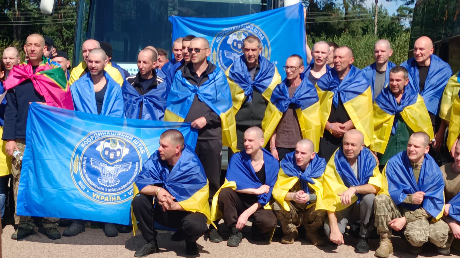 В Україну в рамках обміну з російського полону повернулися 84 громадян