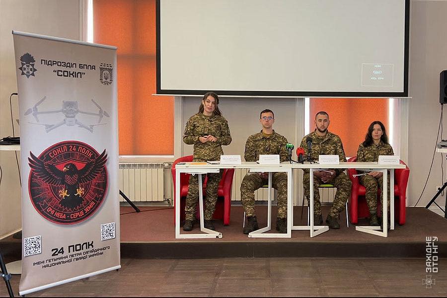 Підрозділ безпілотних літальних апаратів «Сокіл» 24 полку імені гетьмана Петра Сагайдачного Національної гвардії України презентували у Чернівцях