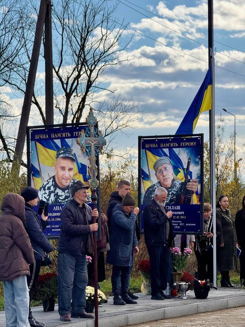 У селі Тереблече відбулося урочисте відкриття Алеї Слави захисникам, які полягли у російсько-українській війні